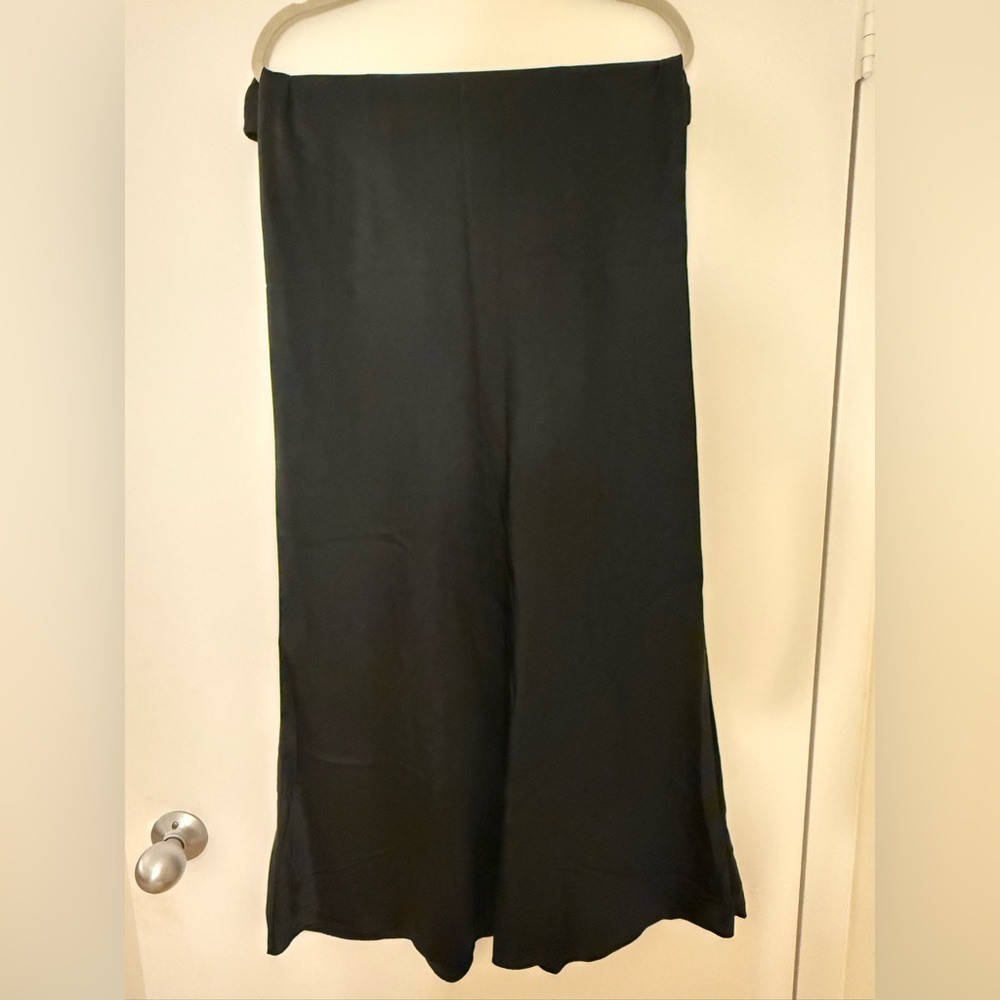 Quince 100% washable silk maxi skirt